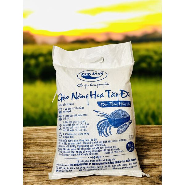 GẠO NÀNG HOA TÂY ĐÔ TÚI 5KG