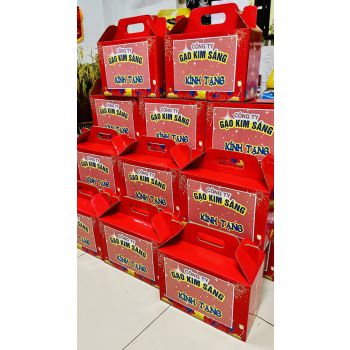 HỘP GẠO  CAO CẤP 5KG VÀ 10KG